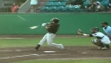 Modesto's Dickerson homers