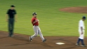 Youkilis doubles to left for the PawSox