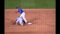 Scheppers gets pickoff