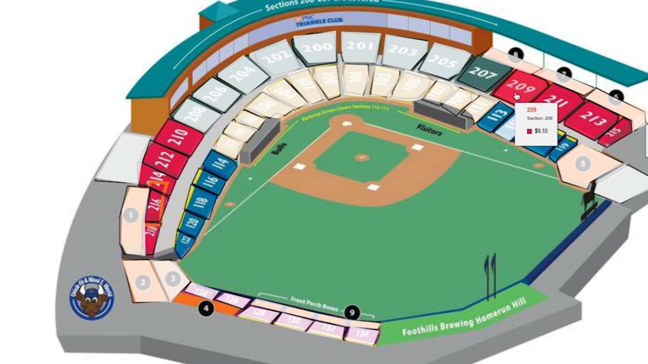 Durham Bulls Stadium Seating Chart